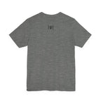 Heather Gray t-shirt with a small 'Humble + Hopeful' logo on a white background