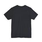 black t-shirt on a white background