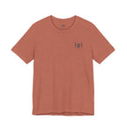 Heather Clay t-shirt with 'Humble+Hopeful' logo on a white background