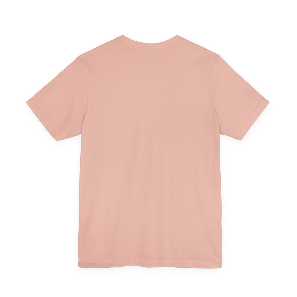 peach t-shirt on a white background